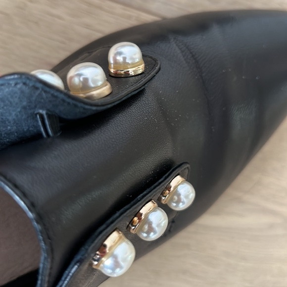 leather brogues with pearl detail - Picture 4 of 4